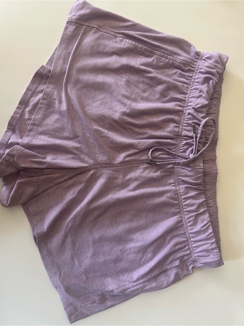 Athletic Works Lavender Drawstring Athletic Shorts